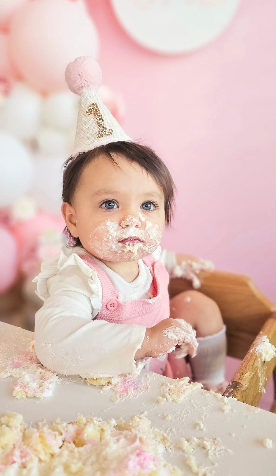First birthday cake smash
